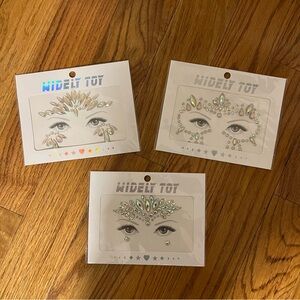 Silver Face Gems 3 Sets NWT